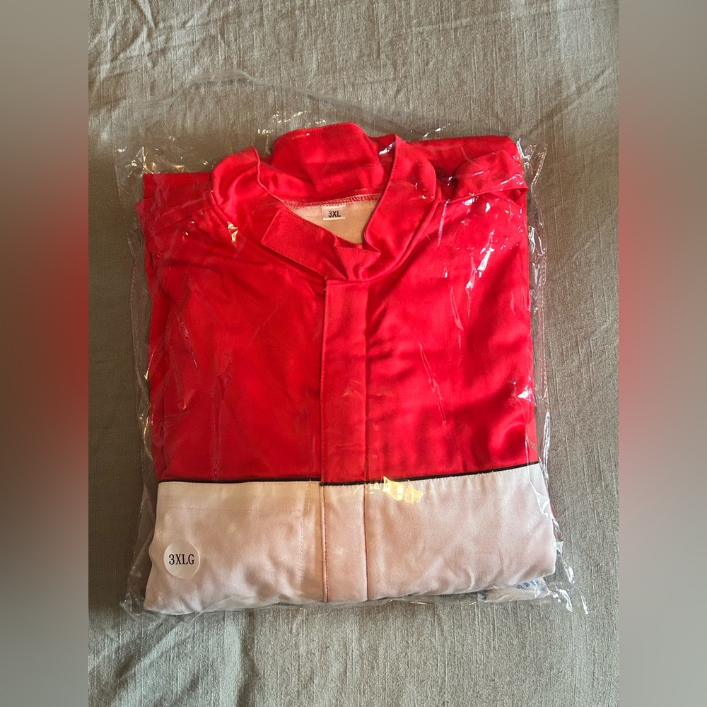 GF-505 3XL 3-2A5 Fire Retardant jacket red and white - Picture 9 of 9